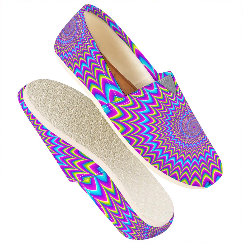 Dizzy Spiral Moving Optical Illusion Casual Shoes