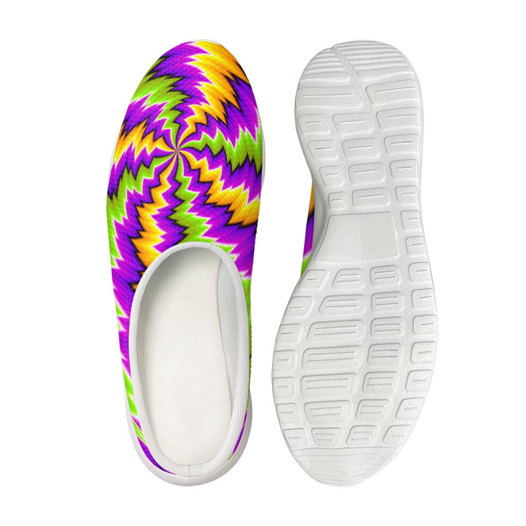Dizzy Vortex Moving Optical Illusion Mesh Casual Shoes