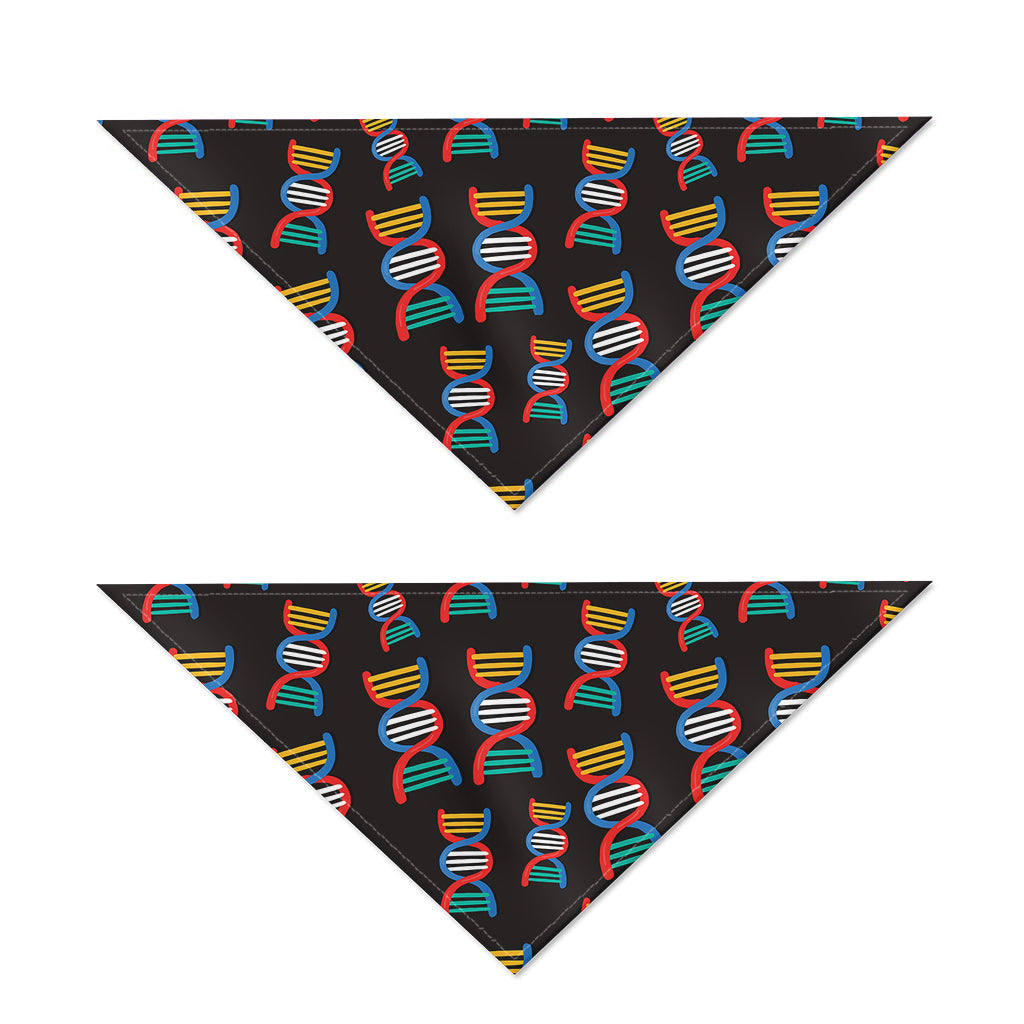 DNA Strands Pattern Print Dog Bandana