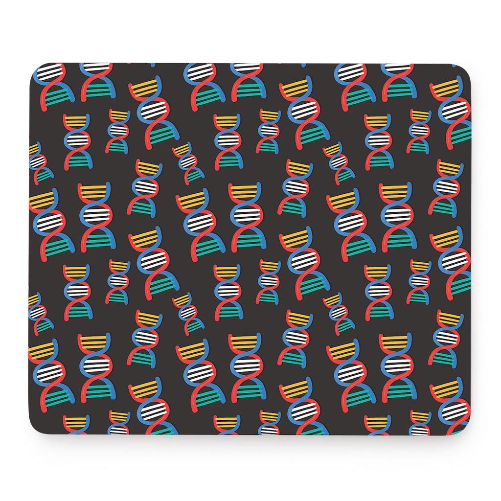 DNA Strands Pattern Print Mouse Pad