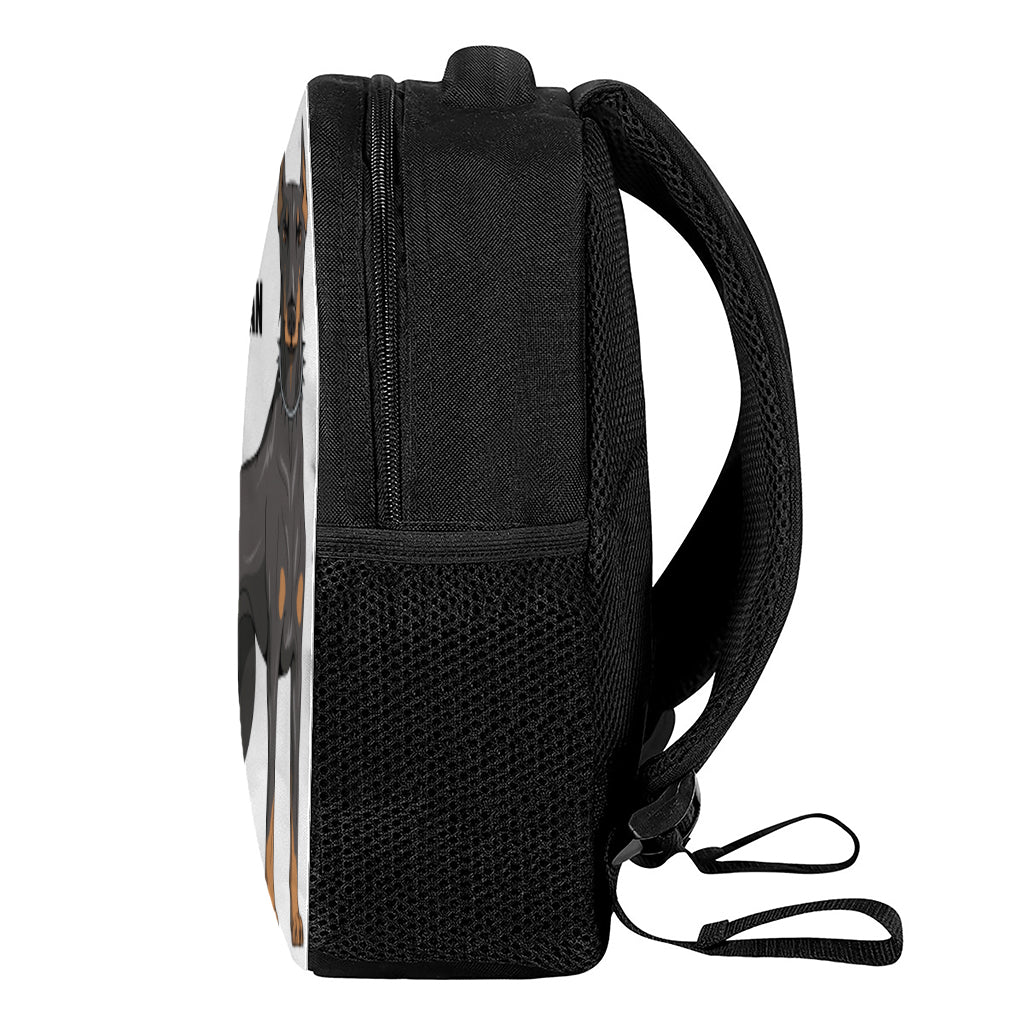 Doberman Pinscher Print Casual Backpack