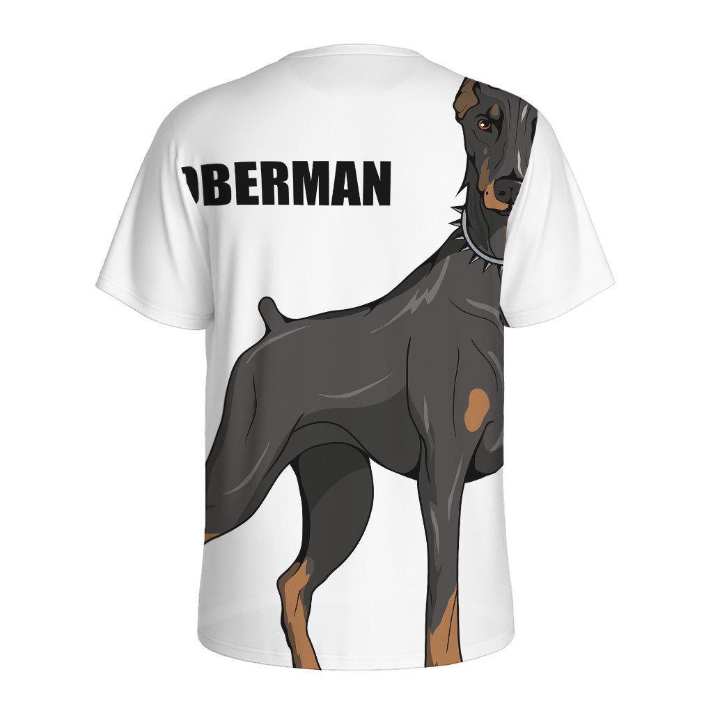Doberman Pinscher Print Men's Sports T-Shirt