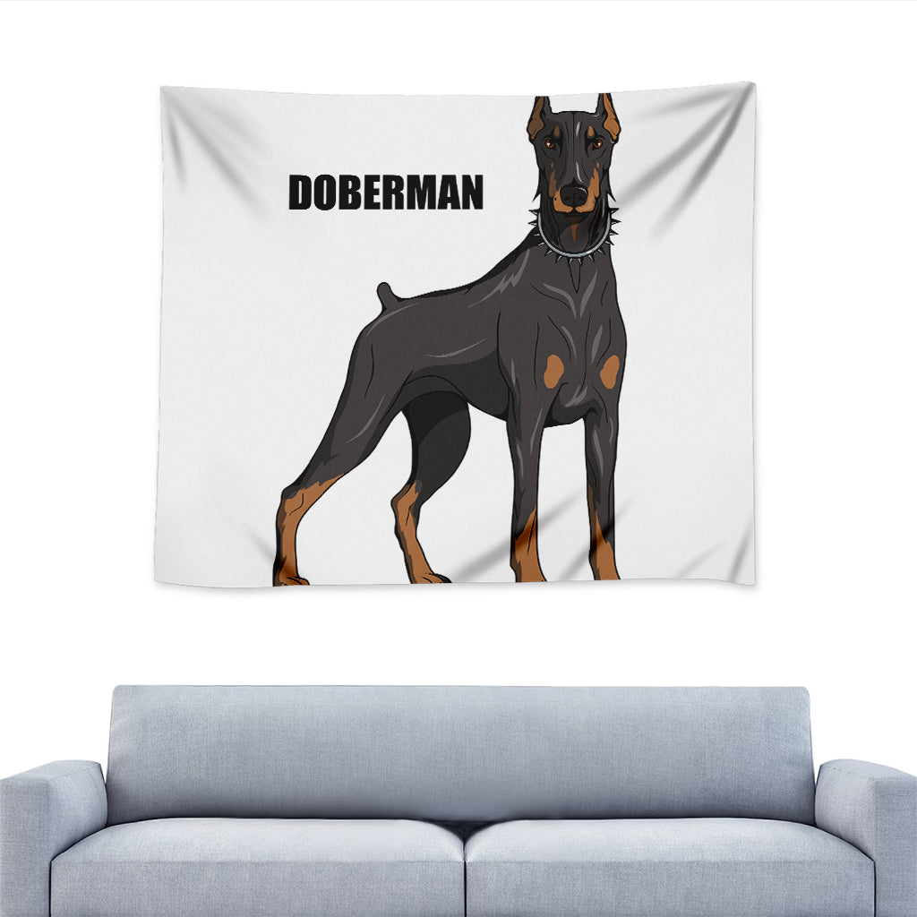 Doberman Pinscher Print Tapestry