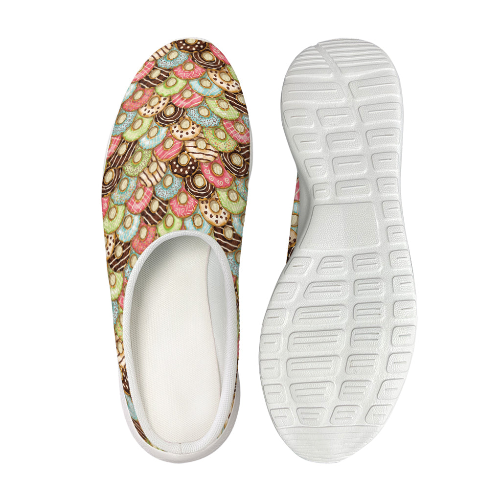 Donuts Pattern Print Mesh Casual Shoes