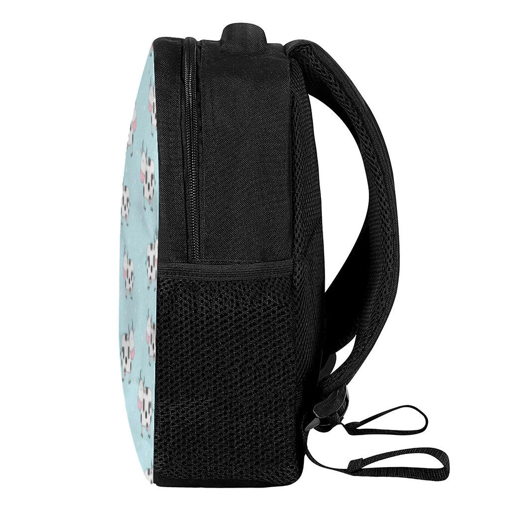 Doodle Cow Pattern Print Casual Backpack