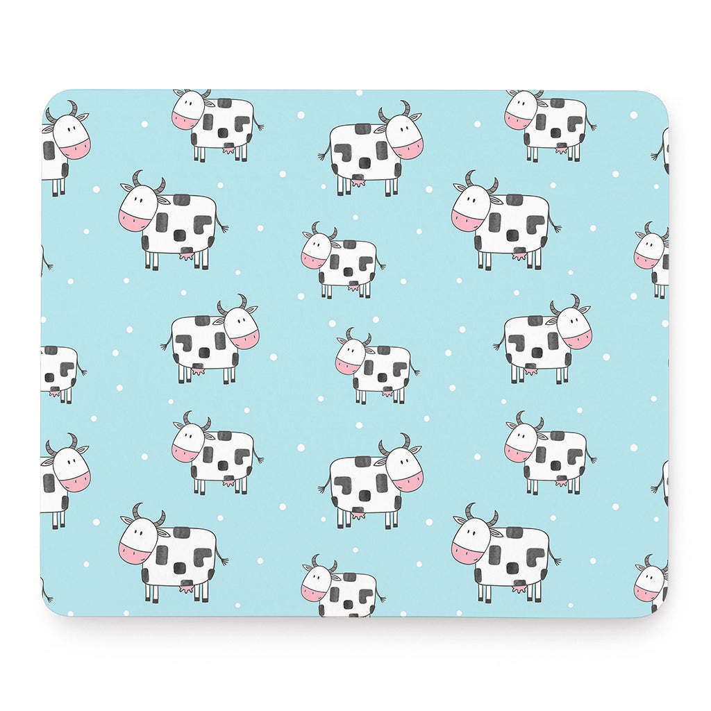Doodle Cow Pattern Print Mouse Pad
