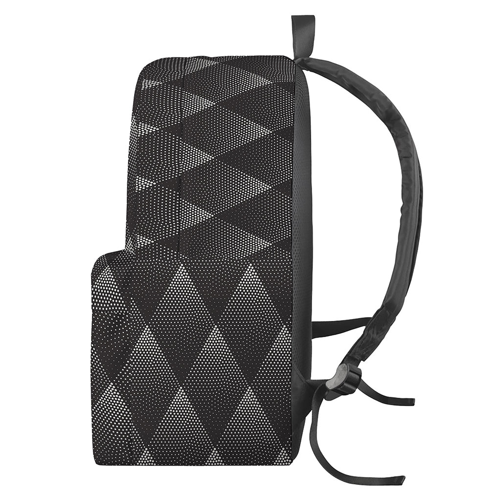 Dot Geometric Triangle Pattern Print Backpack