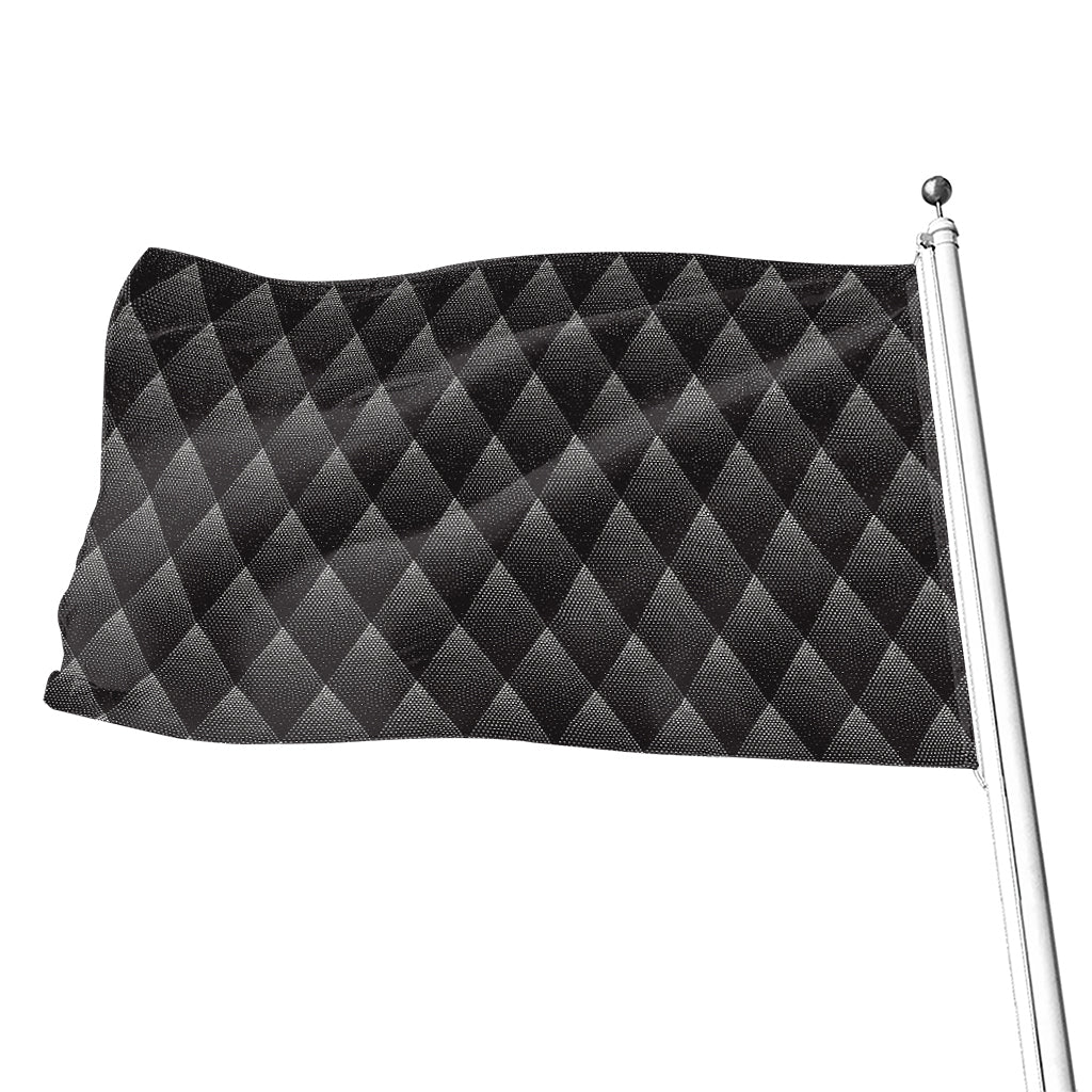 Dot Geometric Triangle Pattern Print Flag