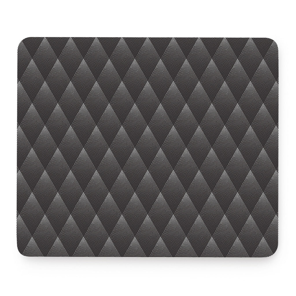 Dot Geometric Triangle Pattern Print Mouse Pad