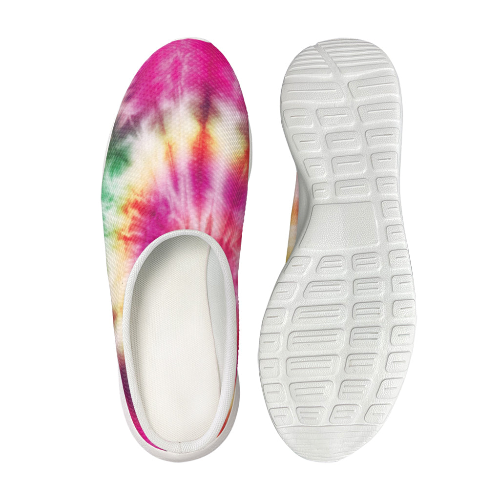 Double Tie Dye Print Mesh Casual Shoes