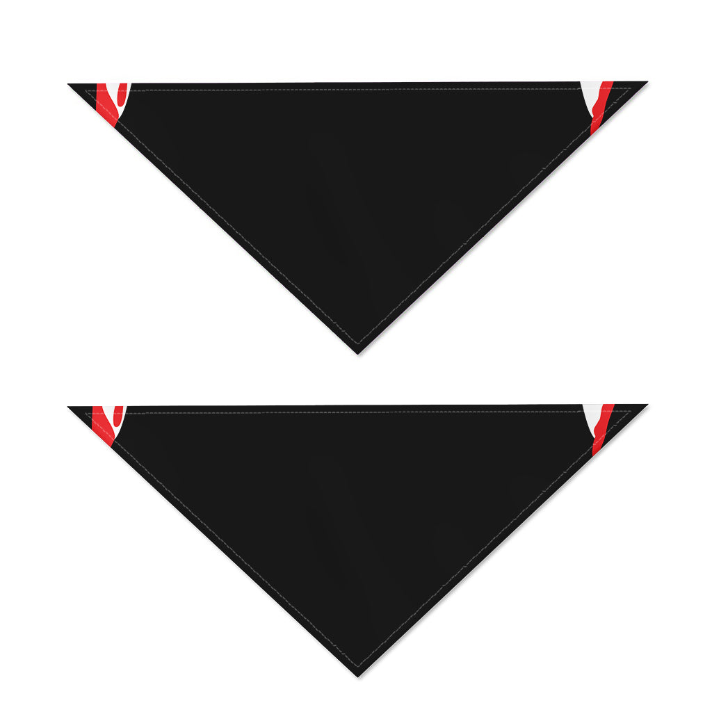 Dracula Fang Print Dog Bandana