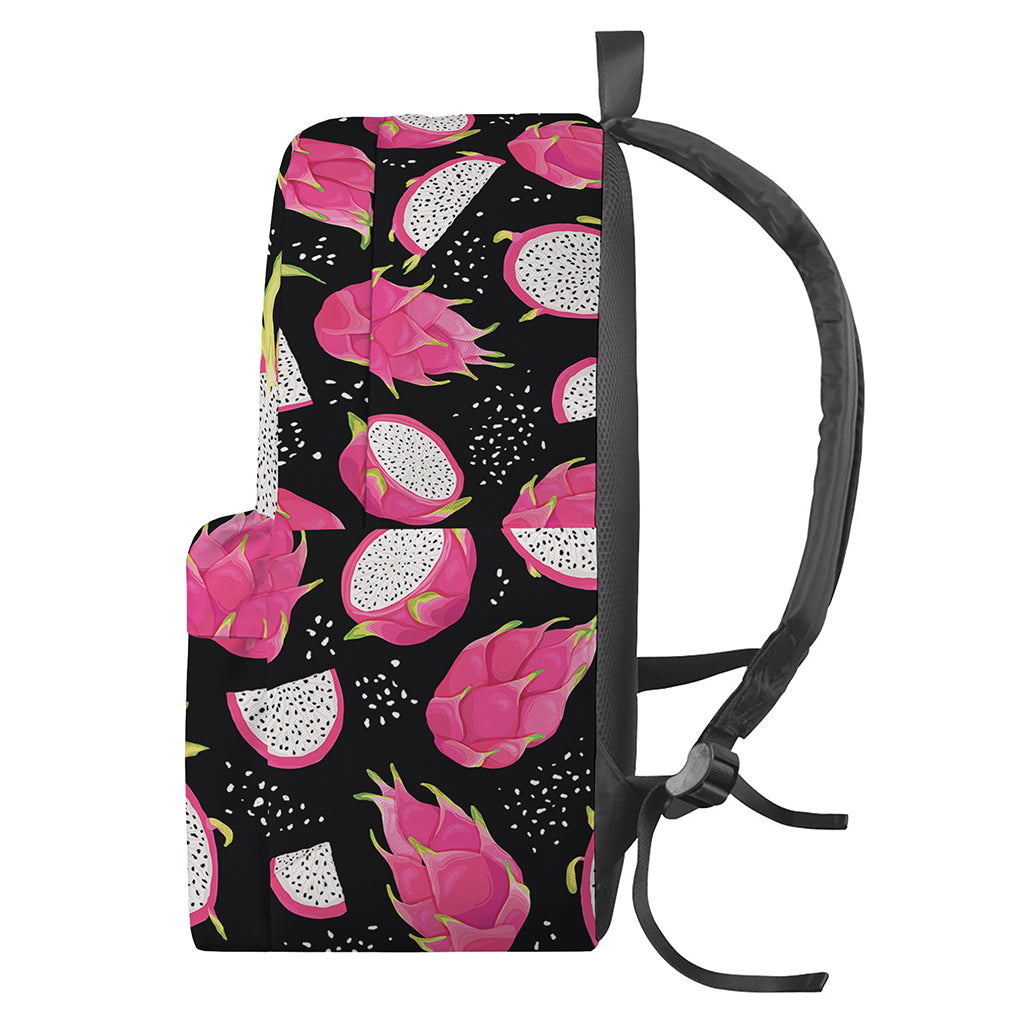 Dragon Fruit Pattern Print Backpack