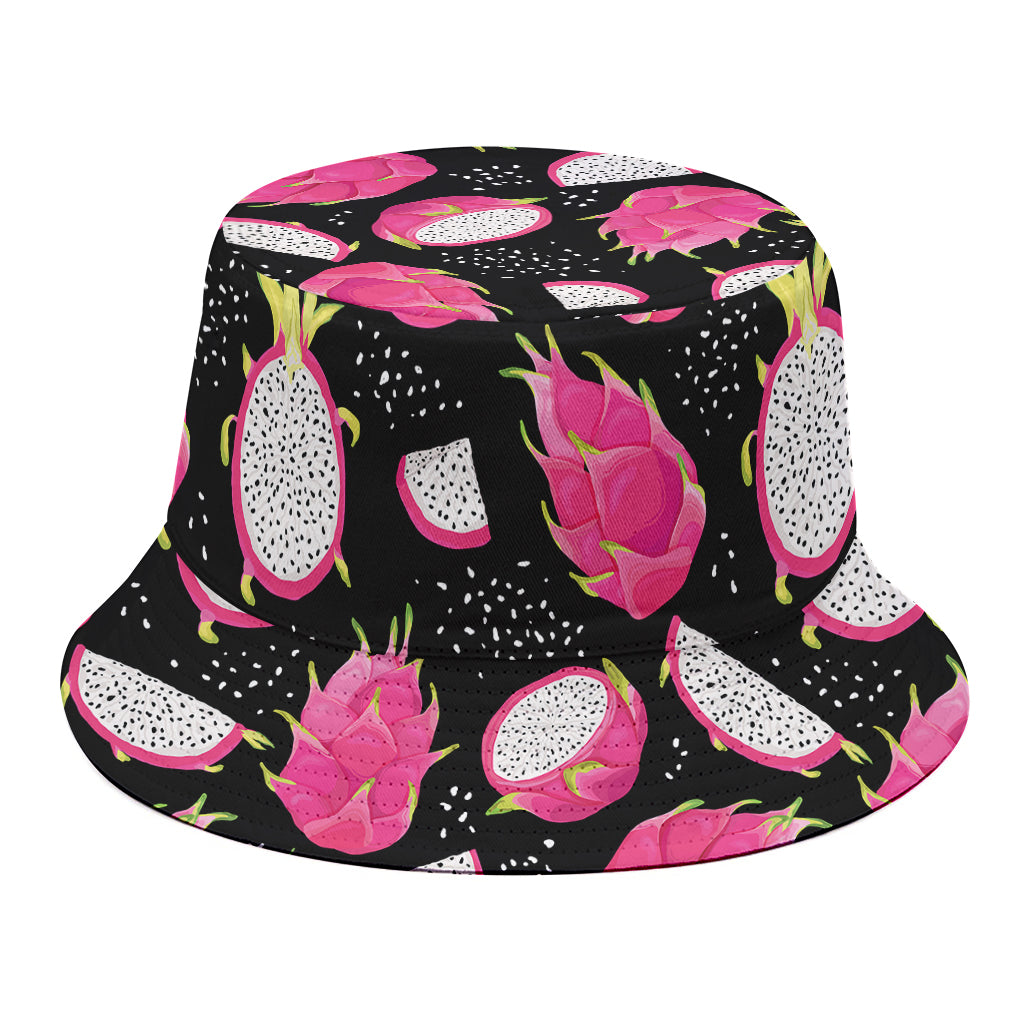 Dragon Fruit Pattern Print Bucket Hat