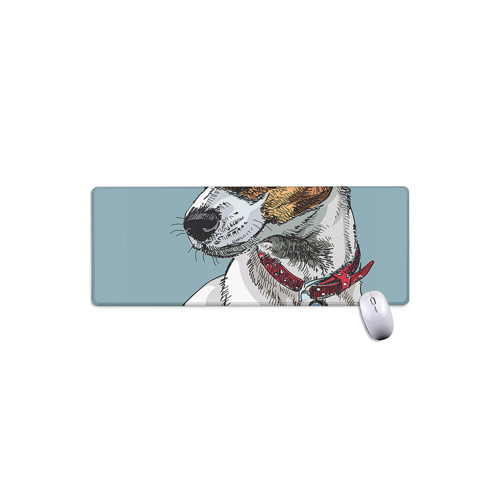 Drawing Jack Russell Terrier Print Extended Mouse Pad
