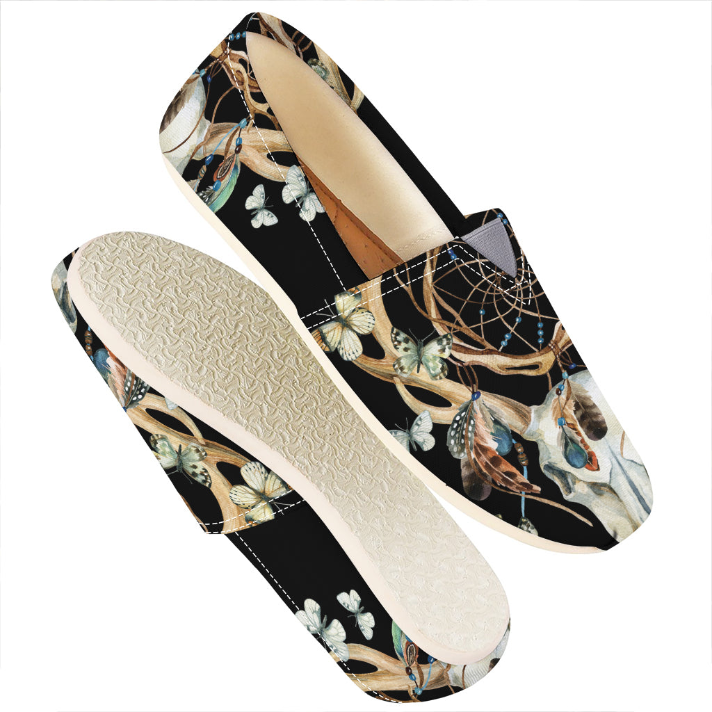Dreamcatcher Deer Skull Print Casual Shoes