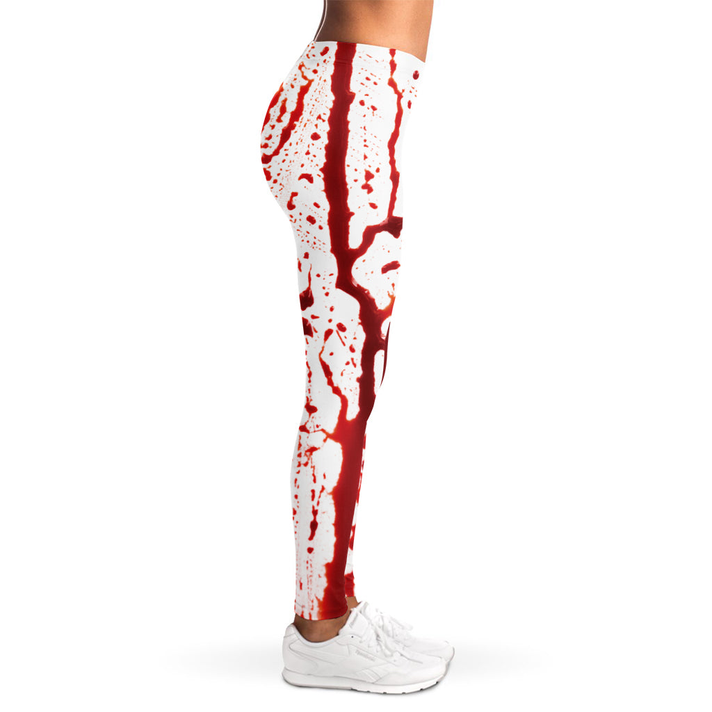 Dripping Blood Print Women's Leggings