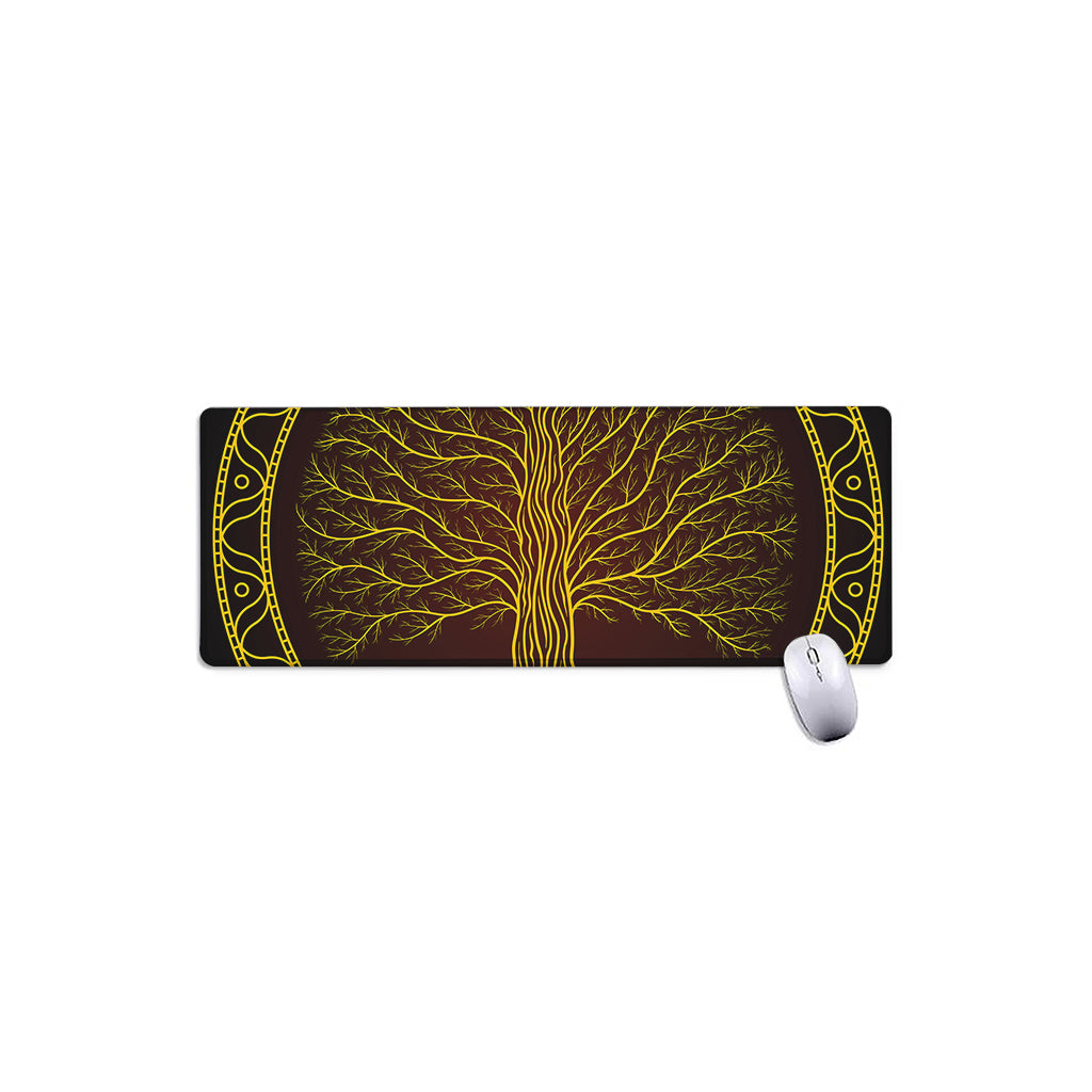 Druidic Yggdrasil Tree Print Extended Mouse Pad