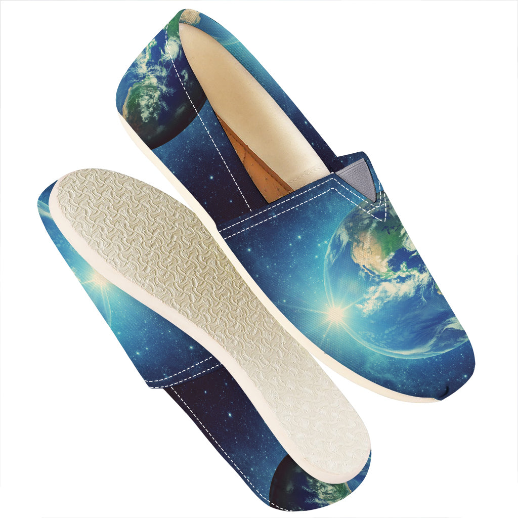 Earth And Space Print Casual Shoes
