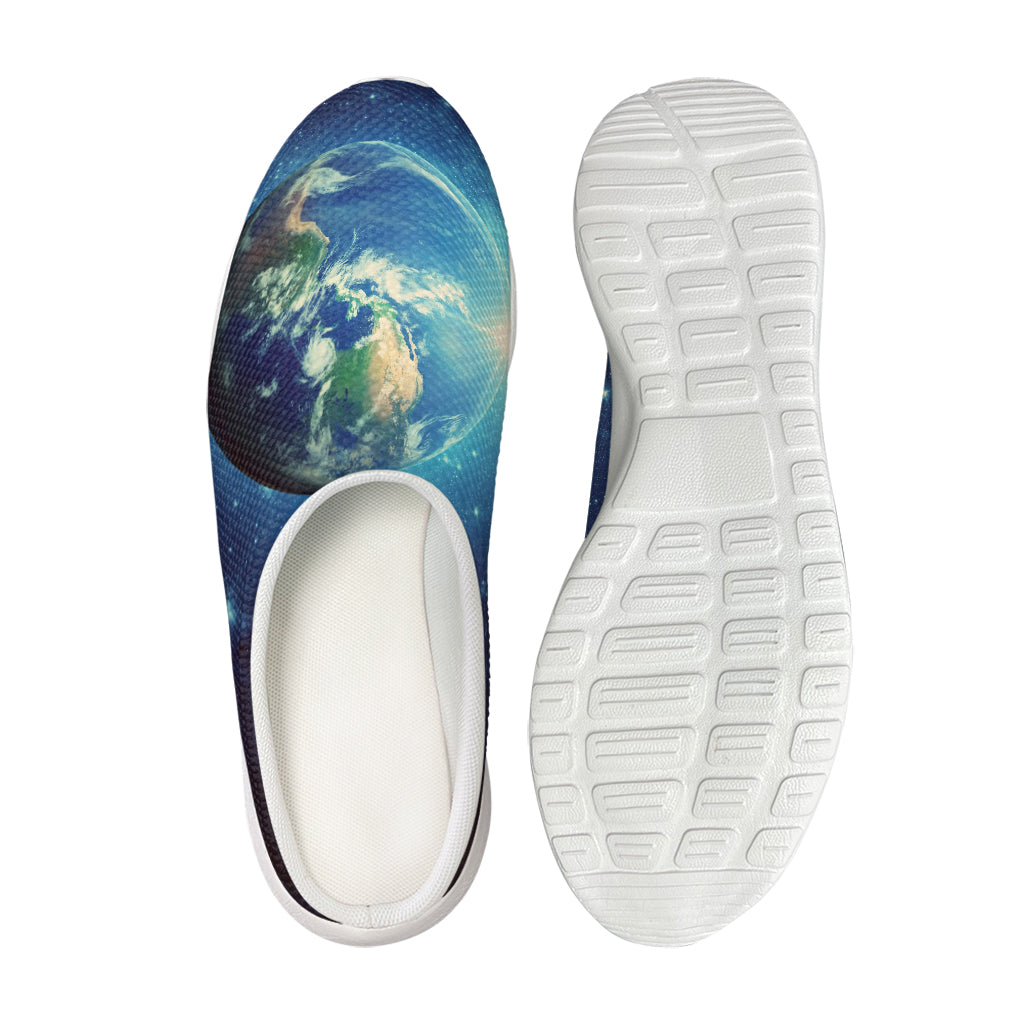 Earth And Space Print Mesh Casual Shoes