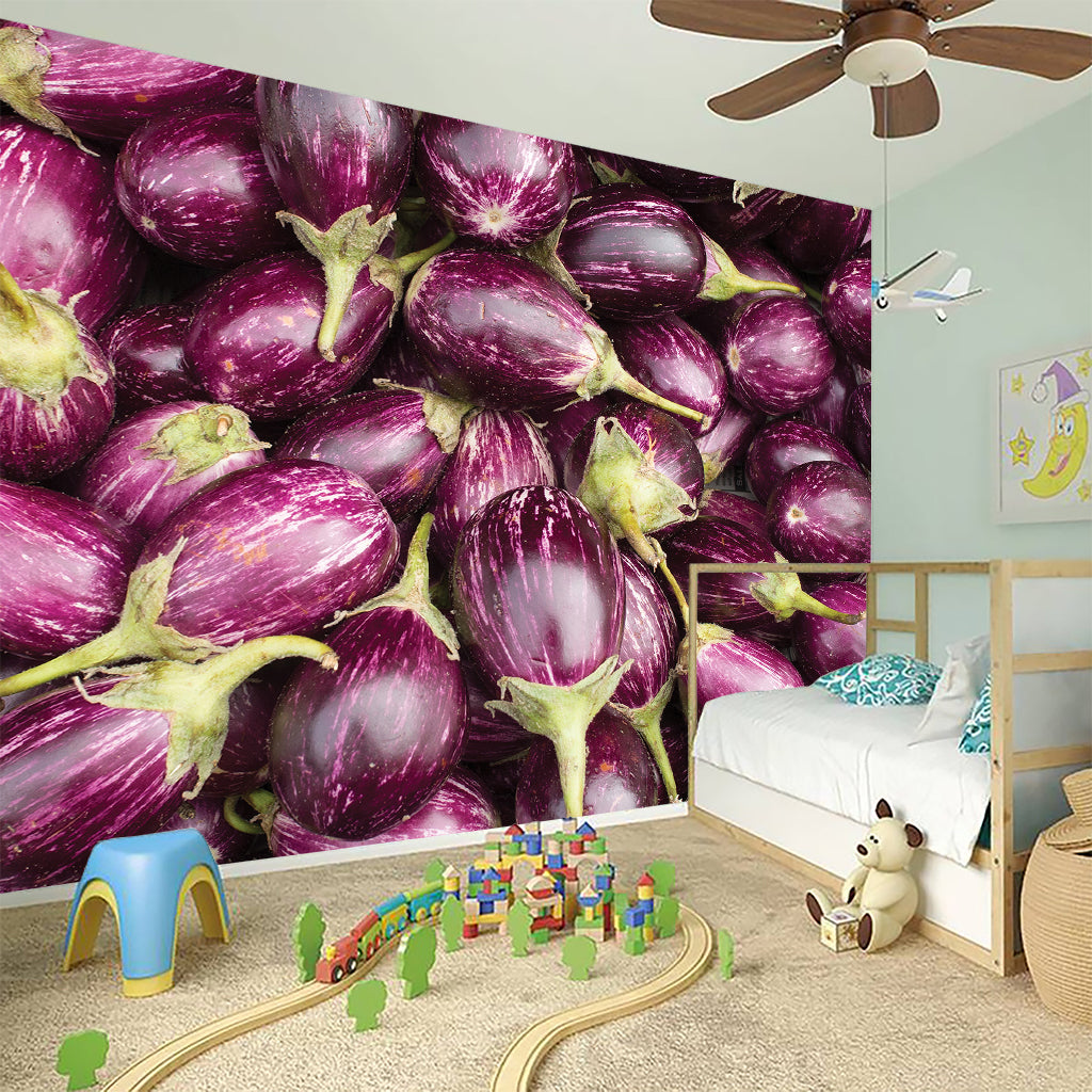 Eggplant Print Wall Sticker