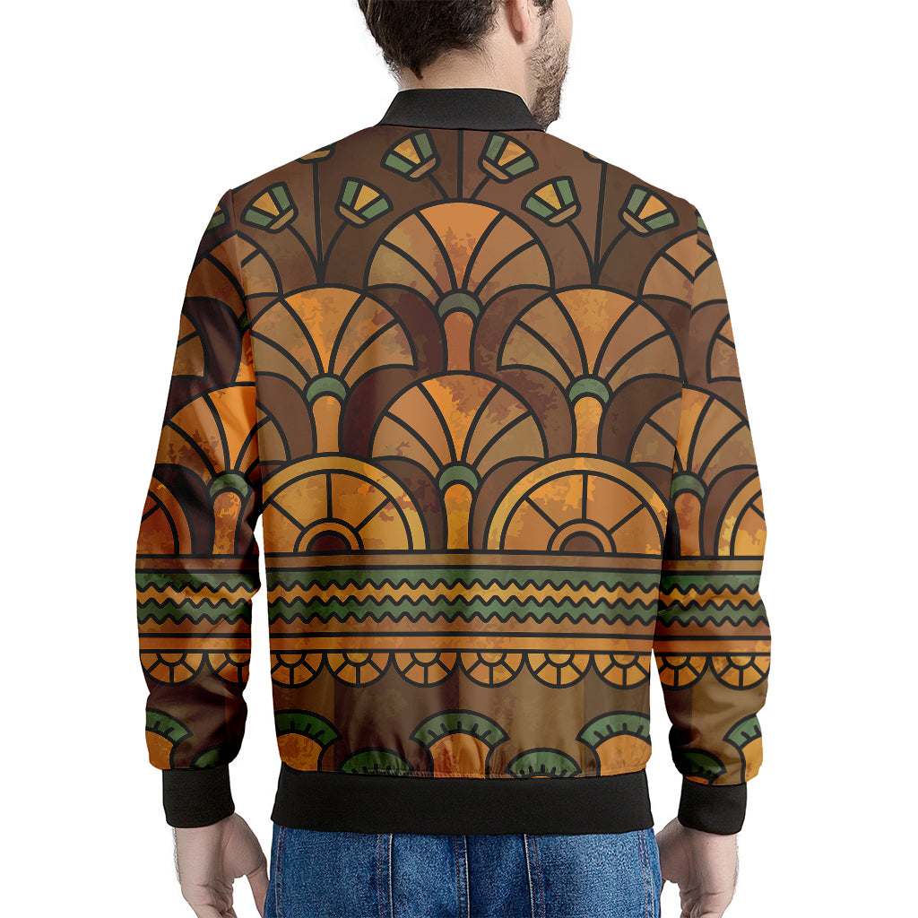 Egyptian Ethnic Pattern Print Men's Bomber Jacket