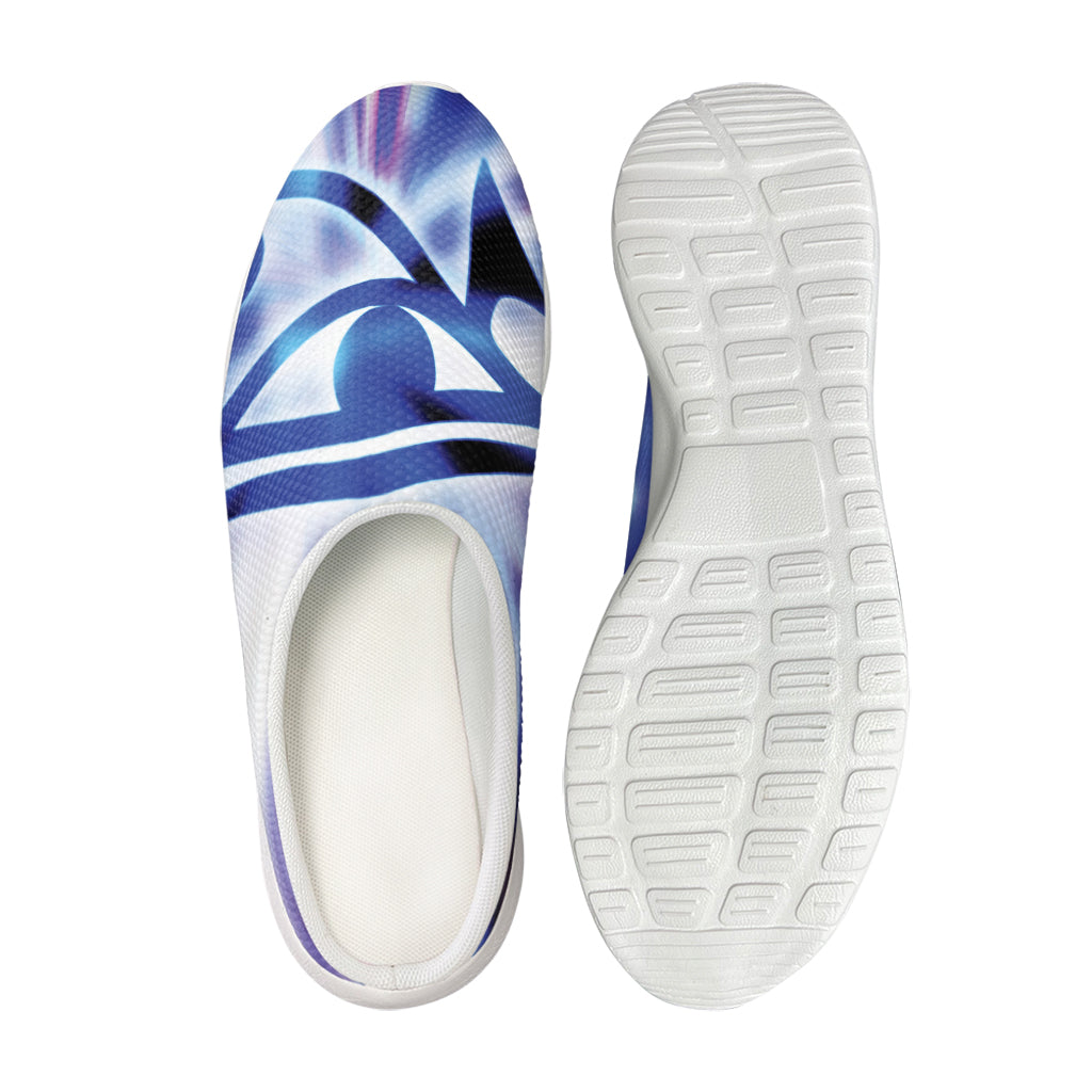 Egyptian Eye Of Horus Print Mesh Casual Shoes
