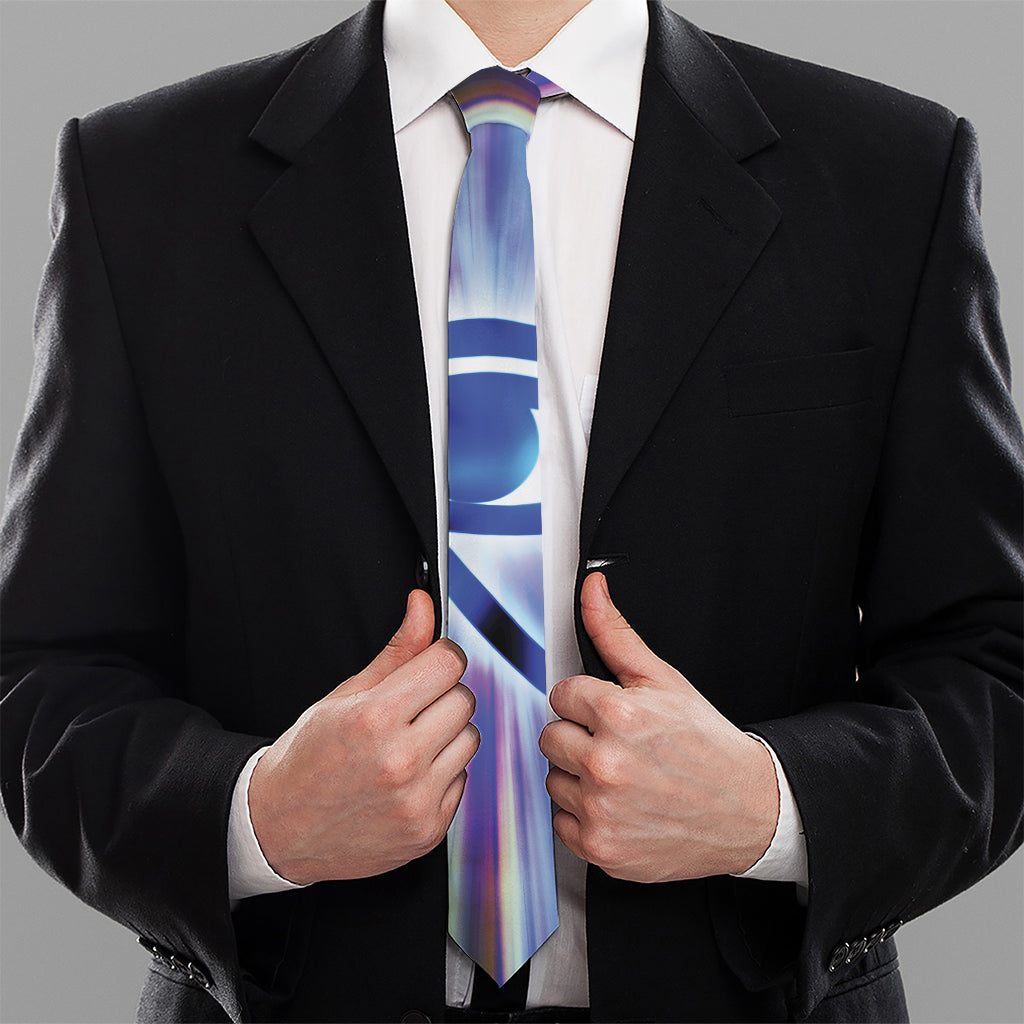 Egyptian Eye Of Horus Print Necktie