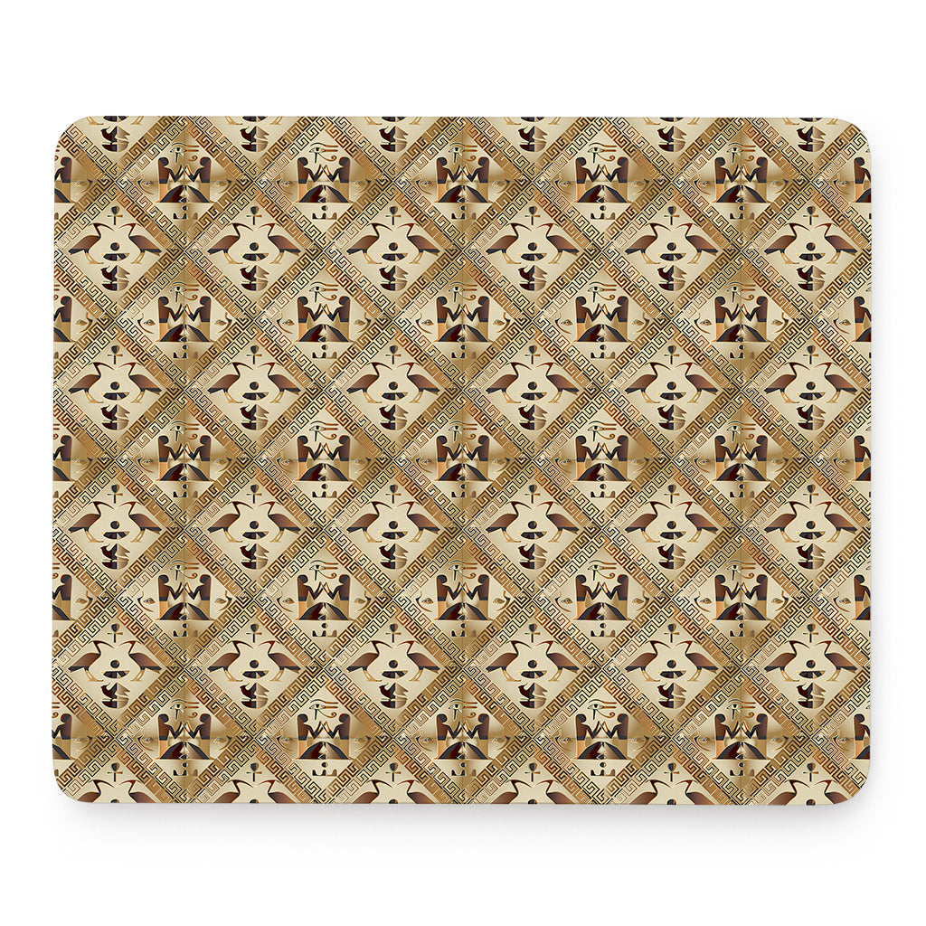 Egyptian Hieroglyphs Pattern Print Mouse Pad