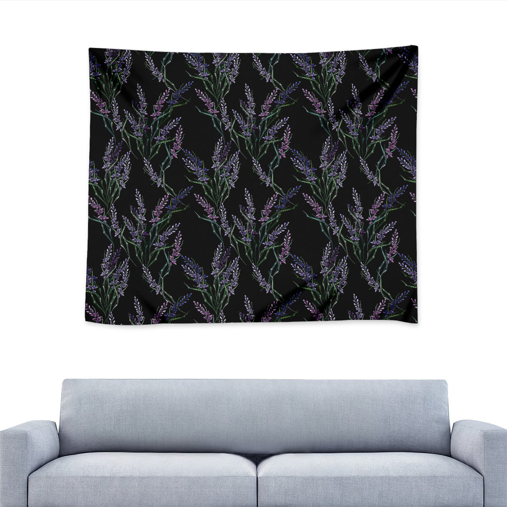Embroidery Lavender Pattern Print Tapestry