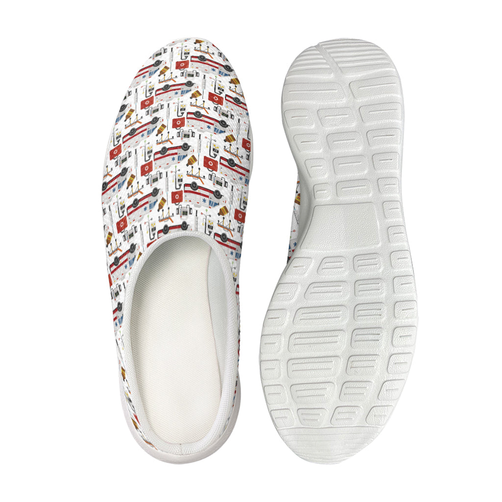 EMS Paramedic Pattern Print Mesh Casual Shoes