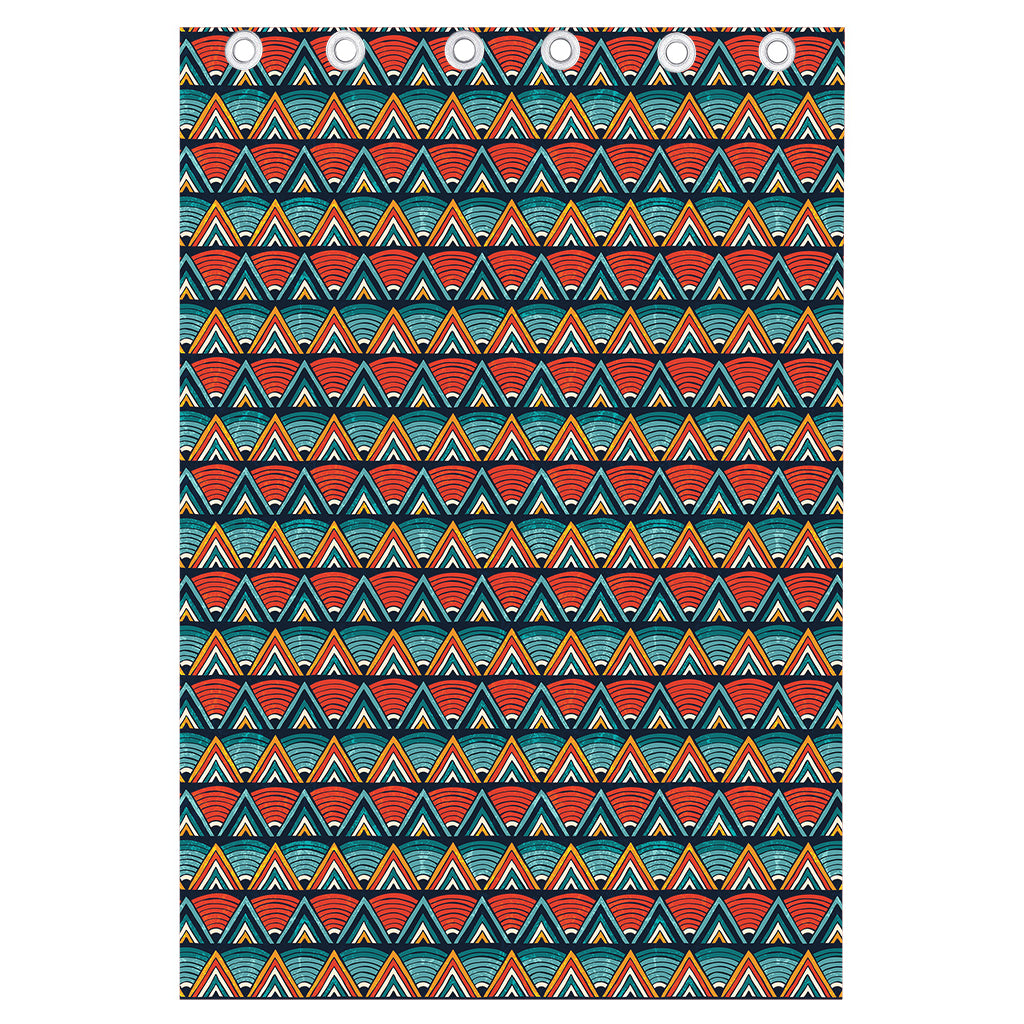 Ethnic African Inspired Pattern Print Curtain