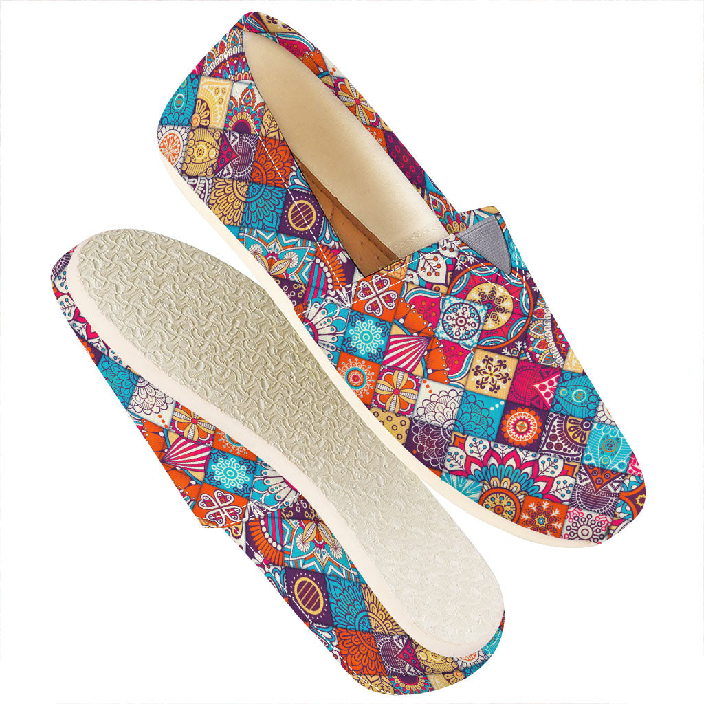 Ethnic Bohemian Mandala Pattern Print Casual Shoes