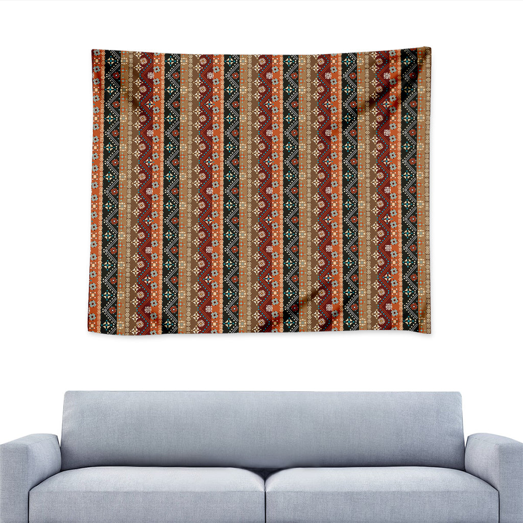 Ethnic Boho Tribal Pattern Print Tapestry