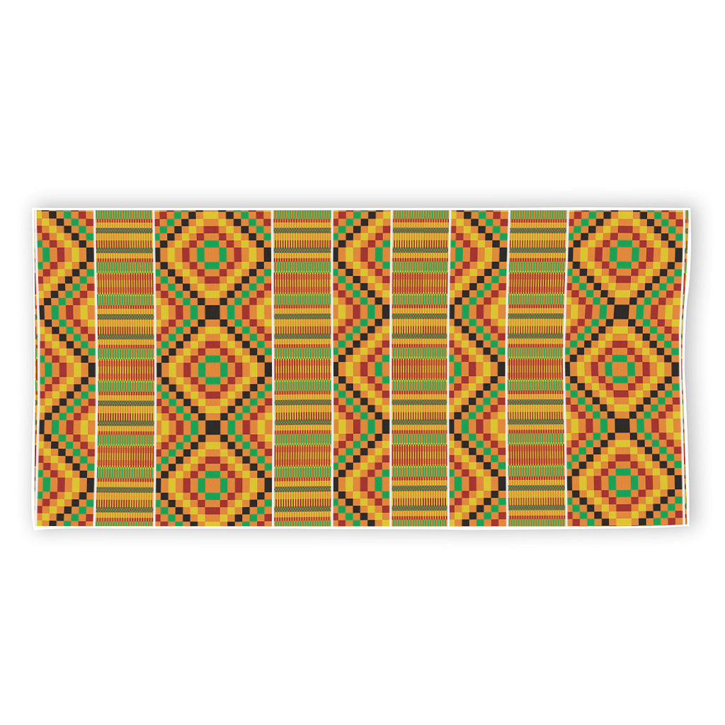 Ethnic Kente Pattern Print Beach Towel