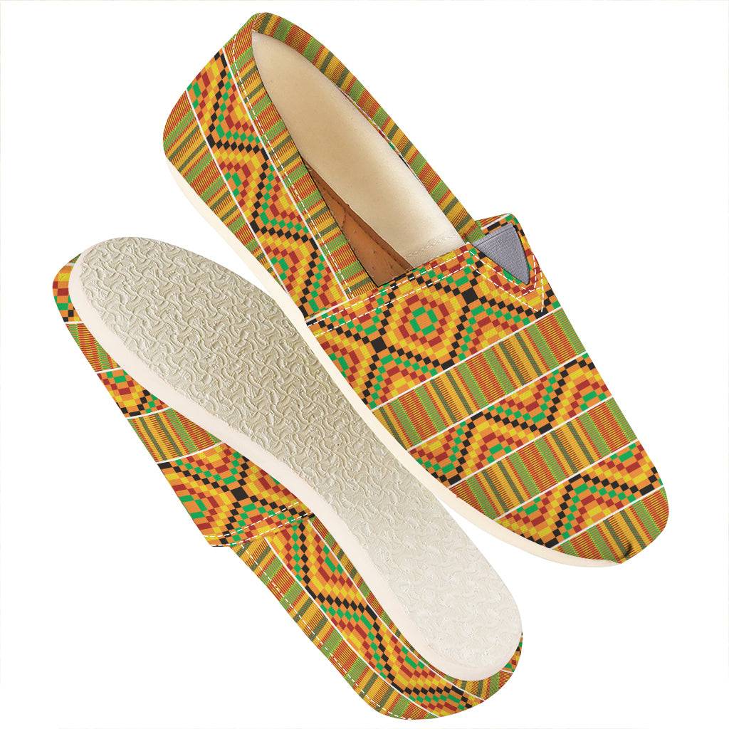Ethnic Kente Pattern Print Casual Shoes