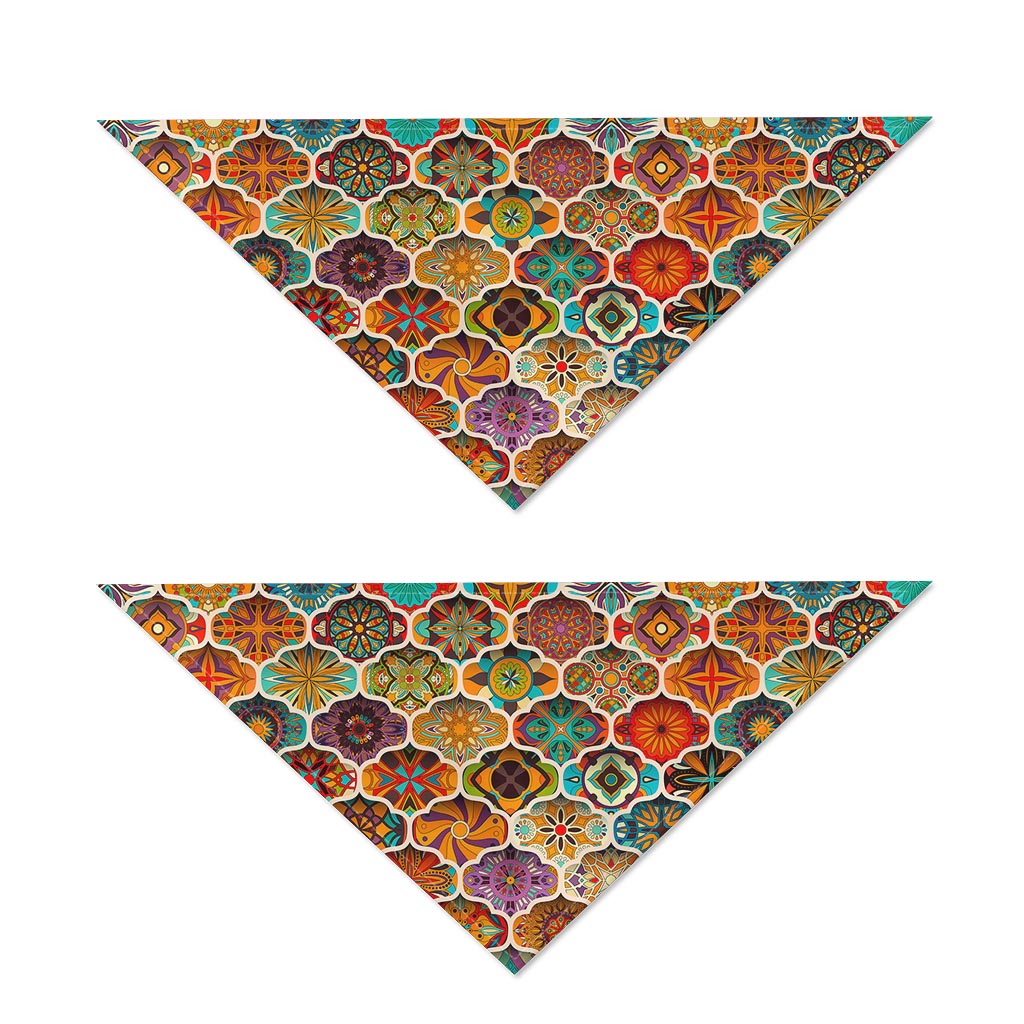 Ethnic Mandala Bohemian Pattern Print Dog Bandana