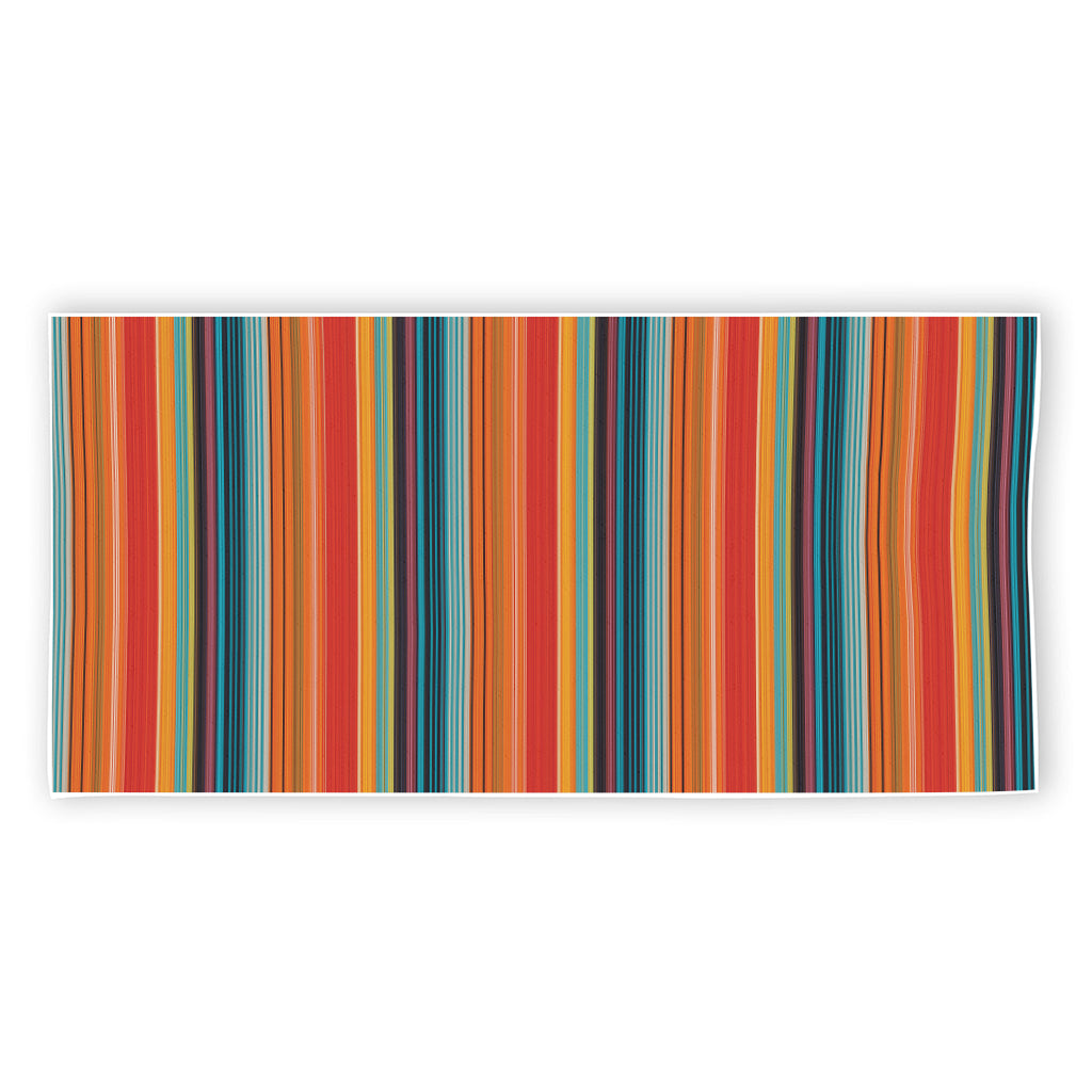 Ethnic Mexican Blanket Pattern Print Beach Towel