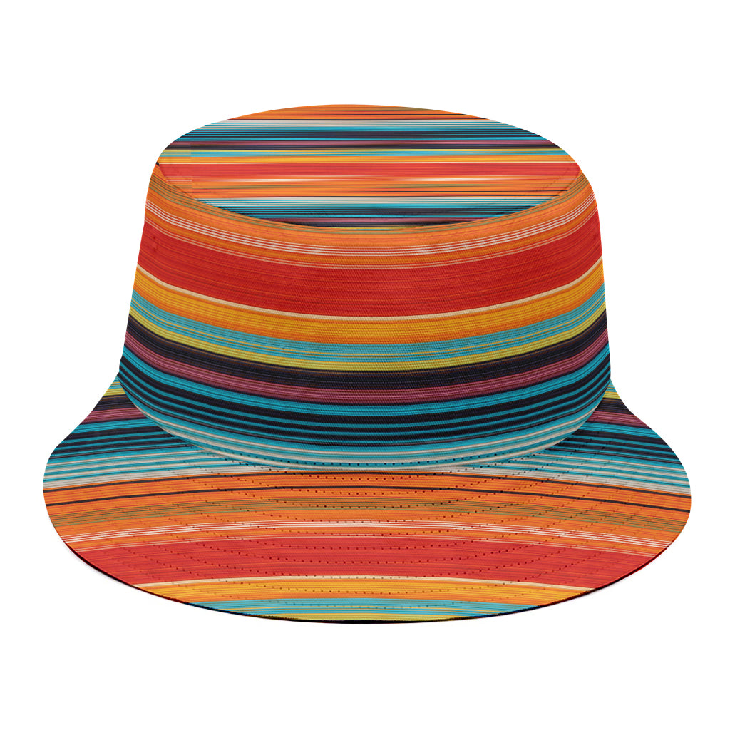 Ethnic Mexican Blanket Pattern Print Bucket Hat