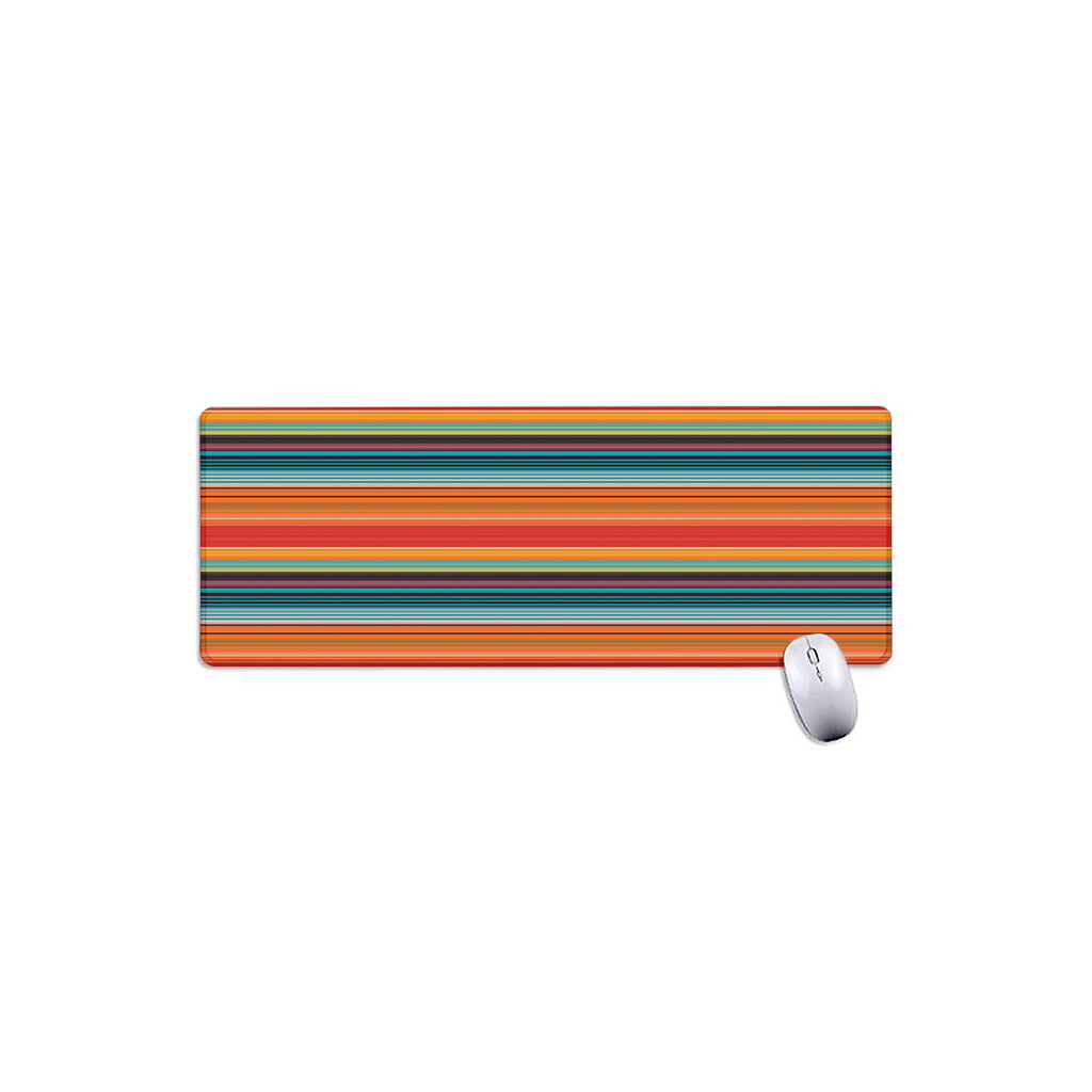 Ethnic Mexican Blanket Pattern Print Extended Mouse Pad