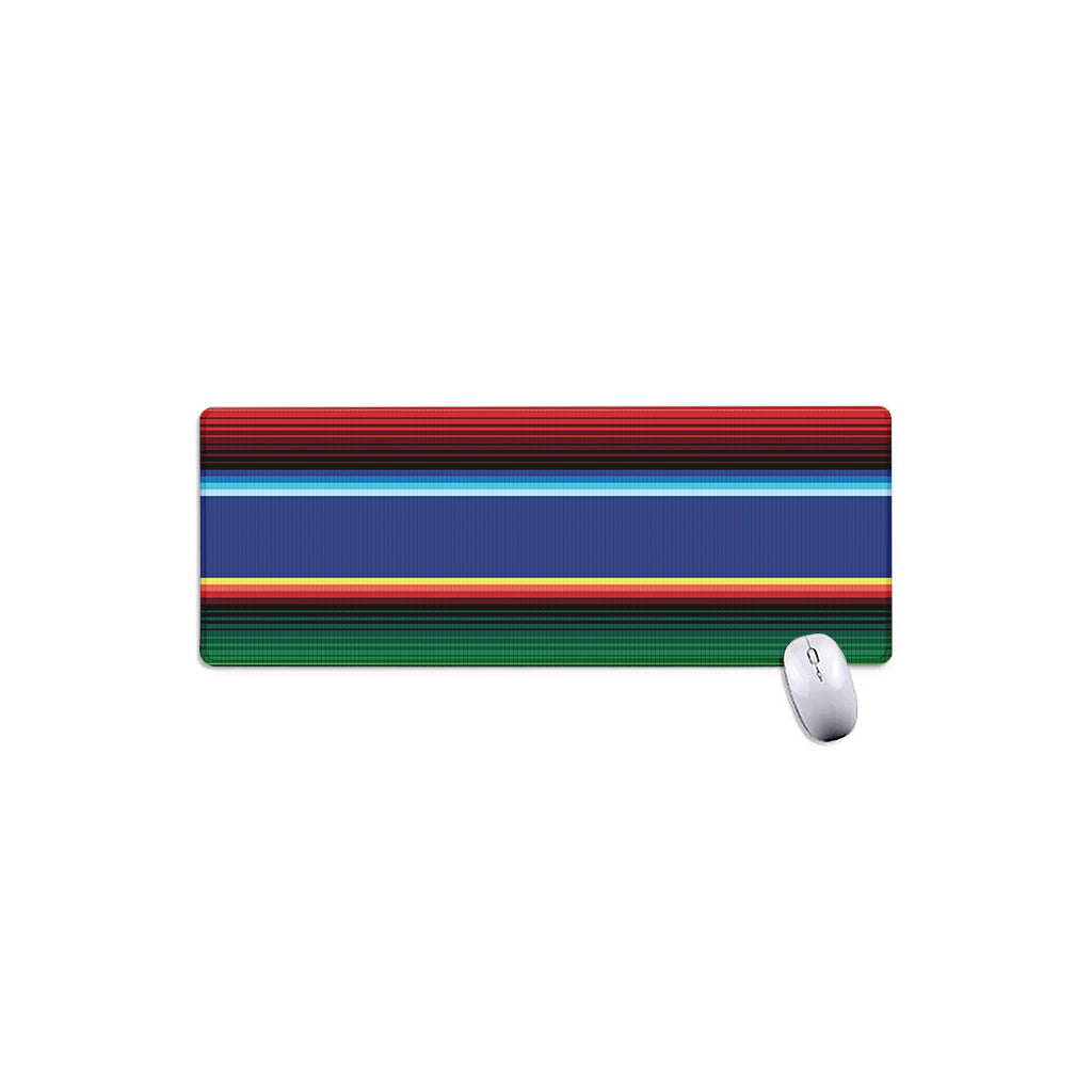 Ethnic Mexican Serape Pattern Print Extended Mouse Pad