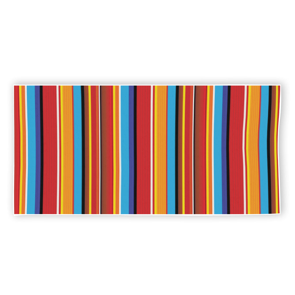 Ethnic Mexican Woven Pattern Print Beach Towel