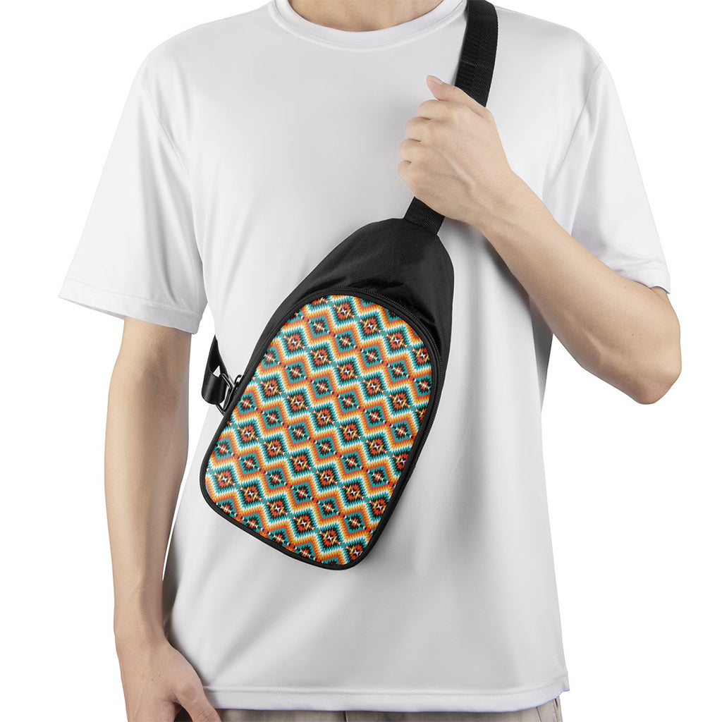 Ethnic Native American Pattern Print Chest Bag