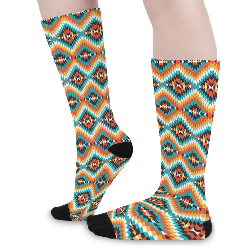 Ethnic Native American Pattern Print Long Socks