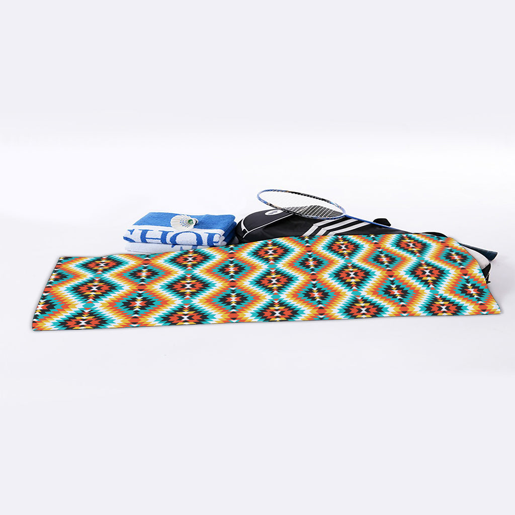 Ethnic Native American Pattern Print Sports Towel