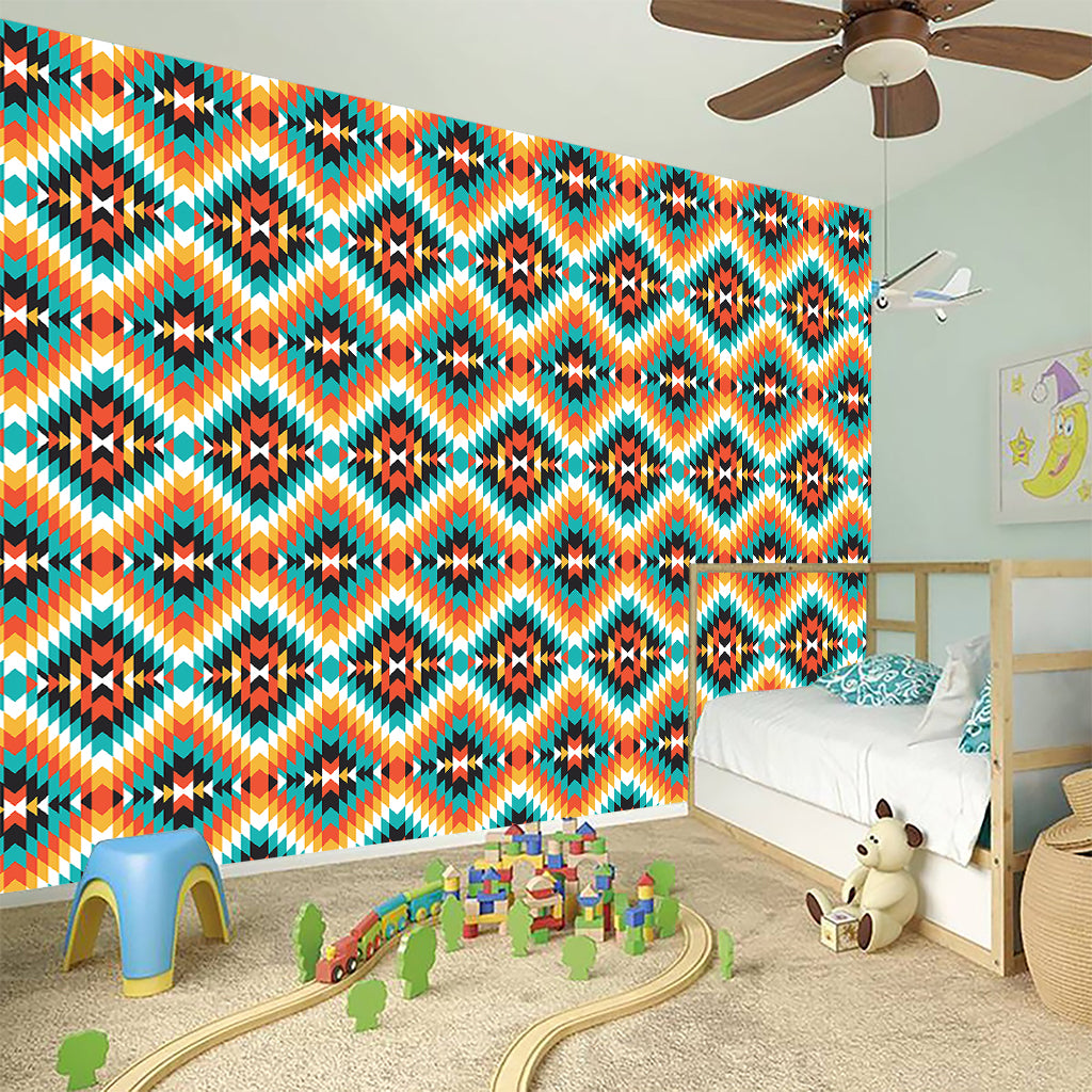 Ethnic Native American Pattern Print Wall Sticker