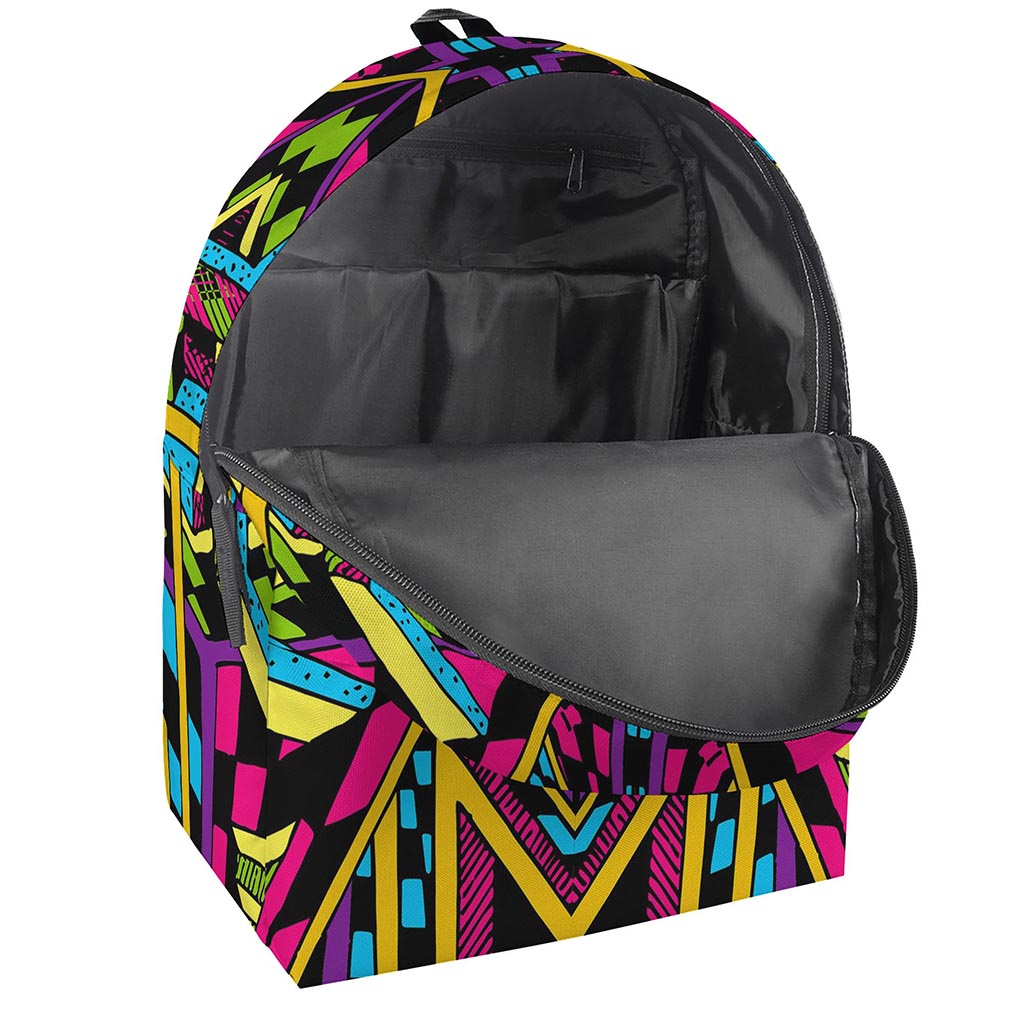 Ethnic Psychedelic Trippy Print Backpack