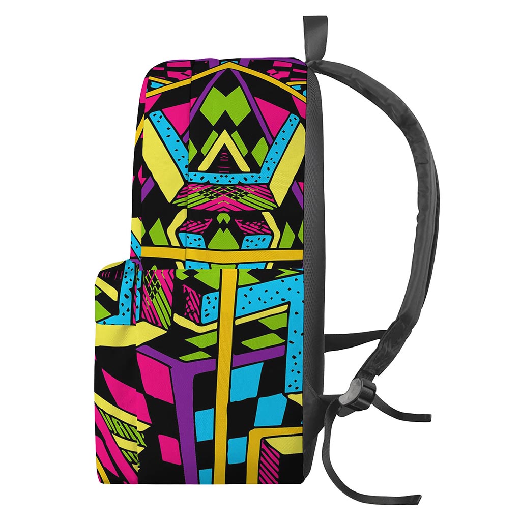 Ethnic Psychedelic Trippy Print Backpack