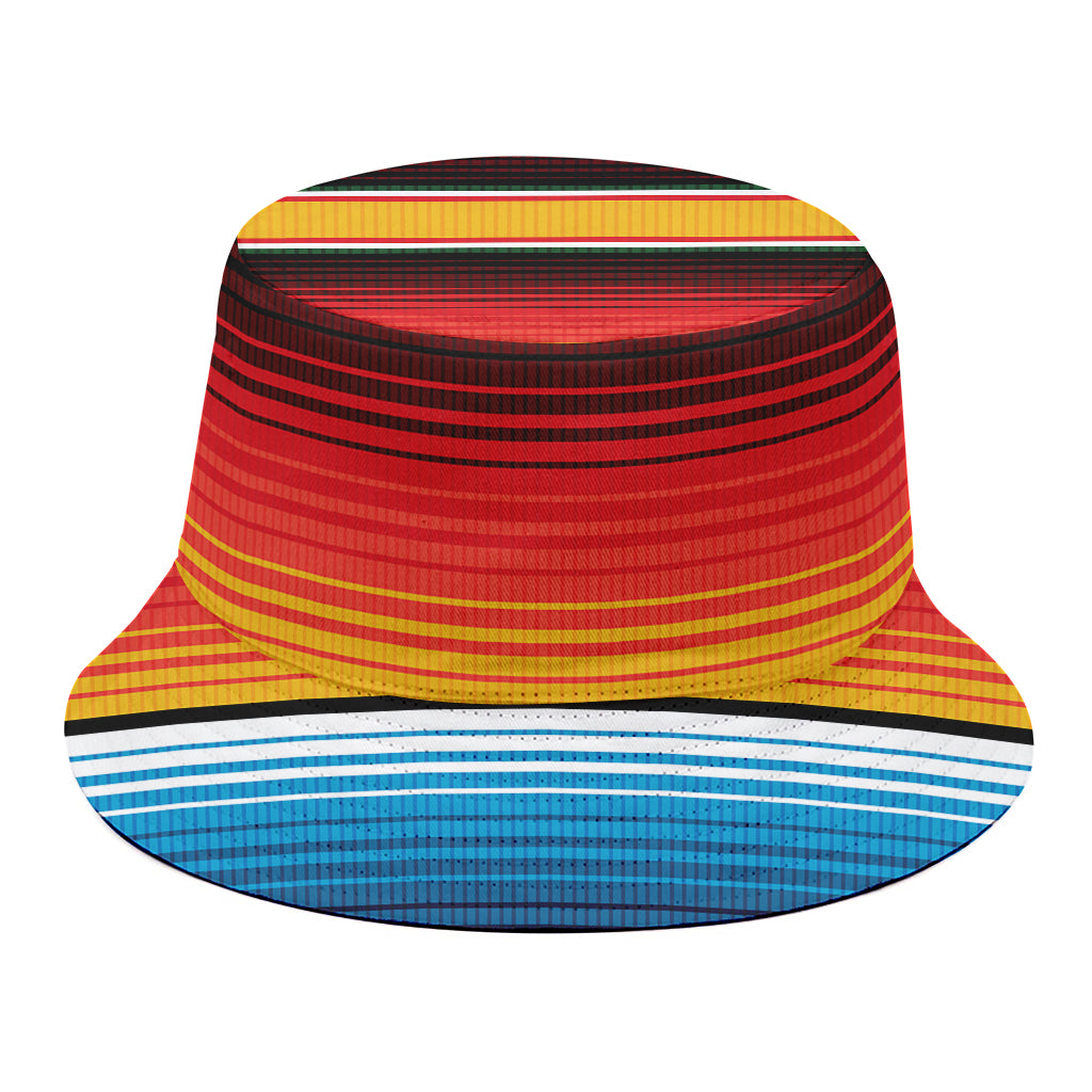 Ethnic Serape Blanket Pattern Print Bucket Hat