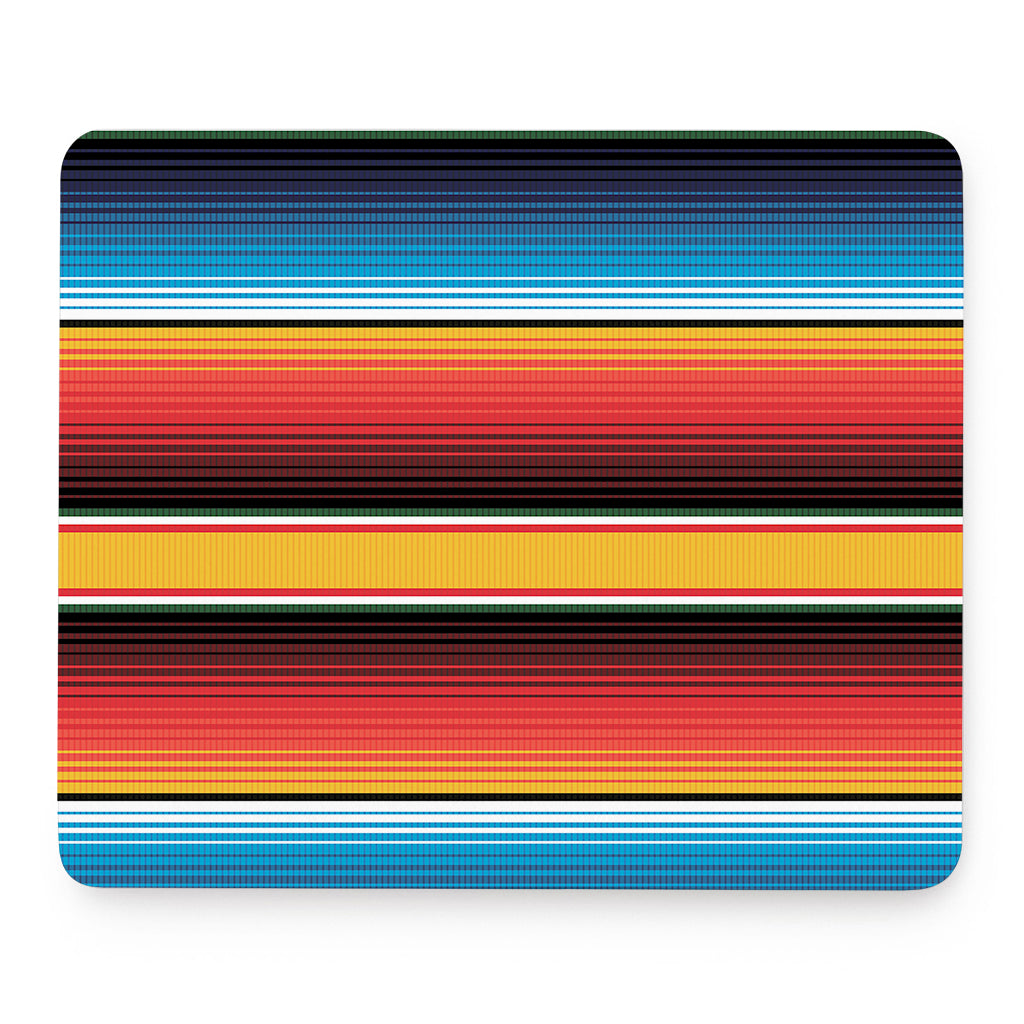 Ethnic Serape Blanket Pattern Print Mouse Pad