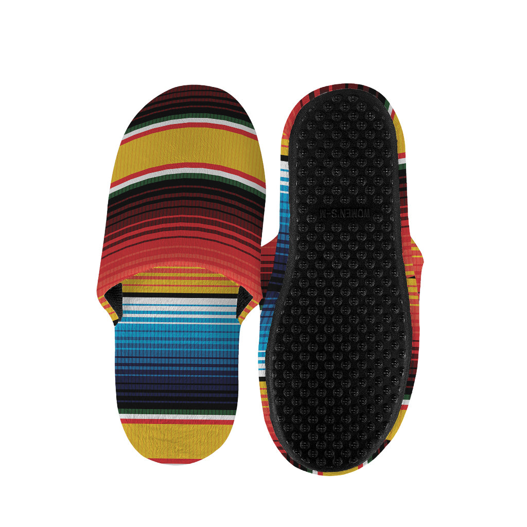 Ethnic Serape Blanket Pattern Print Slippers